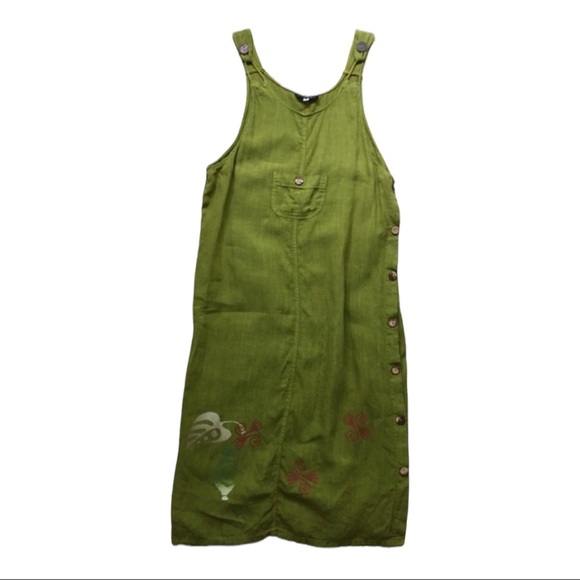 GORGEOUS Fenini linen dress size M - Picture 1 of 12